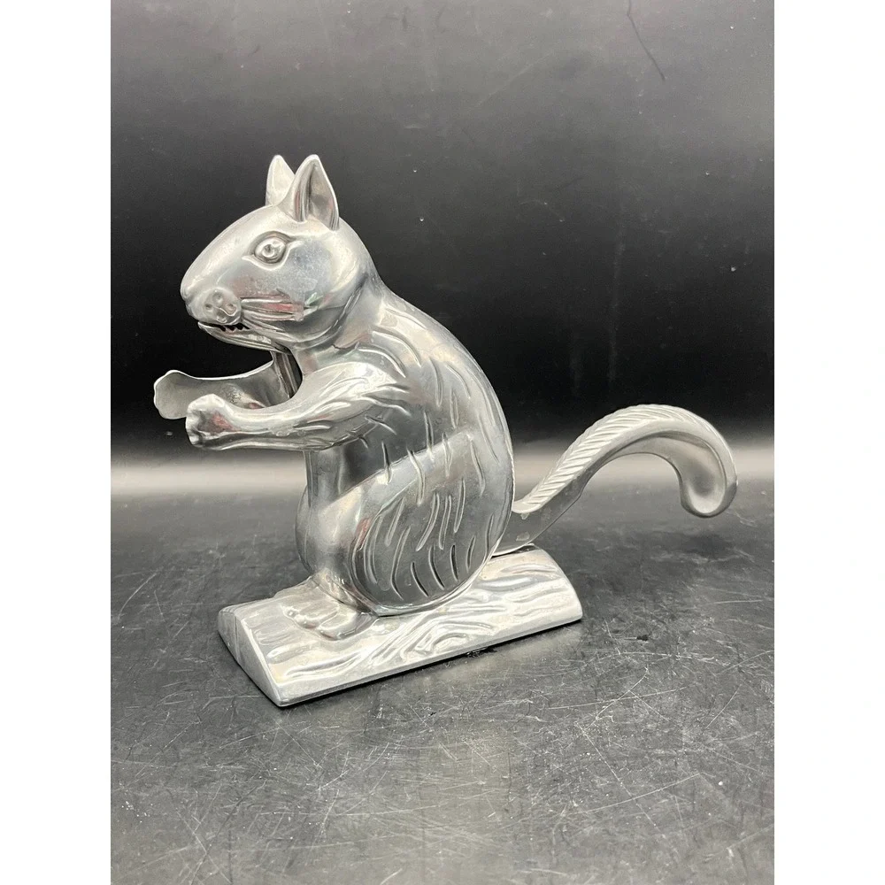 Vintage Squirrel Nutcracker‎ Metal Aluminum Kitchen Gadget Taiwan Collectible